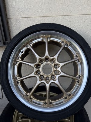 JDM Used aluminum wheels 4-Wheel Set size RAYS/VOLK RACING GT-N 8J 17-inch (No Tires) - Image 2