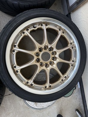 JDM Used aluminum wheels 4-Wheel Set size RAYS/VOLK RACING GT-N 8J 17-inch (No Tires) - Image 7