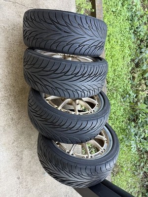 JDM Used aluminum wheels 4-Wheel Set size RAYS/VOLK RACING GT-N 8J 17-inch (No Tires) - Image 9