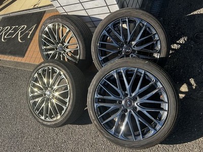 JDM Weds LEONIS Chrome 18-inch alloy wheels with 4 tires set of 4 for (No Tires)