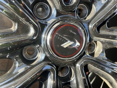 JDM Weds LEONIS Chrome 18-inch alloy wheels with 4 tires set of 4 for (No Tires) - Image 3