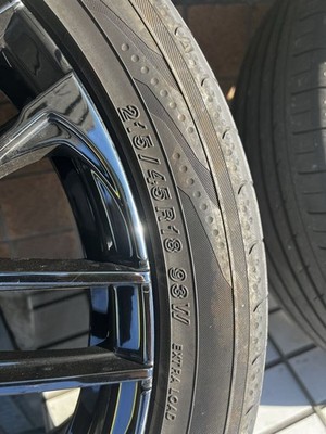 JDM Weds LEONIS Chrome 18-inch alloy wheels with 4 tires set of 4 for (No Tires) - Image 5