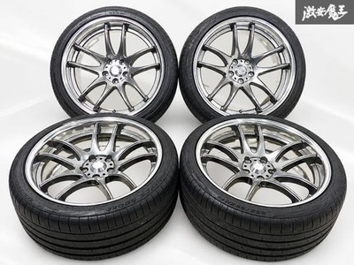 JDM Deep RimConcave WORK EMOTION CR 2P 19x9J +23 / +20 PCD112 5H 5-hole (No Tires) - Image 2