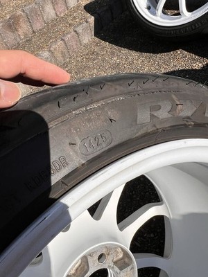 JDM RAYS CE28N-plus 17x8J+34 4H 100 Dash White 2025 model Shiba Tire 21 (No Tires) - Image 6