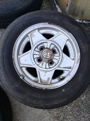 JDM Alfa Romeo Spider Black Modora Mag Wheels 6J14 Pitch 108 Offset 22 (No Tires) - Image 3