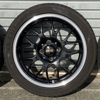 JDM BBS RG-R RG793 17-inch 7J +45 PCD100 x 4 holes 205/45R17 tires wit (No Tires) - Image 3