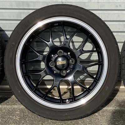 JDM BBS RG-R RG793 17-inch 7J +45 PCD100 x 4 holes 205/45R17 tires wit (No Tires) - Image 4