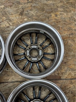 JDM Rare PIAA FR-7 15x7J+38 PCD100 4-hole 4H Out of production Fits Civ (No Tires) - Image 9