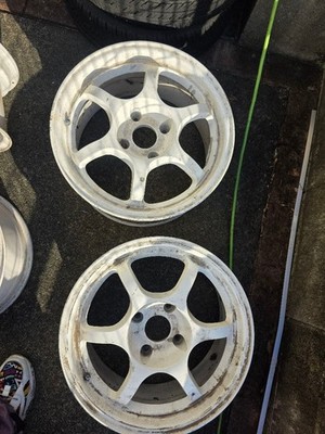 JDM SSR Type-C 16x8J 2-Wheel Set 4-hole Integra Civic Size (No Tires)