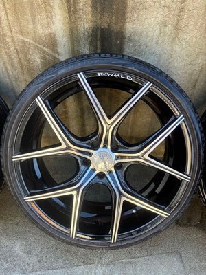 JDM 4️⃣WALD 22 Tire and Wheel 4-Wheel Set (No Tires) - Image 4