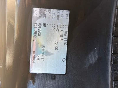 JDM 4️⃣WALD 22 Tire and Wheel 4-Wheel Set (No Tires) - Image 8