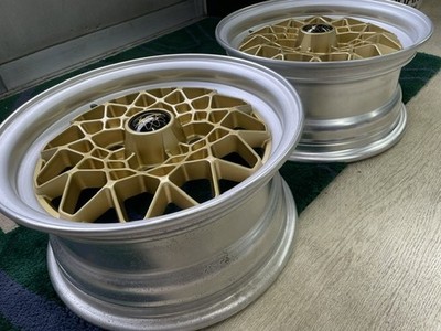 JDM Manalei Mesh Wheels 14x6.5J +25 PCD114.3-4H Gold for older cars br (No Tires) - Image 4