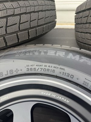 JDM RAYS VOLK RACING TE37XT 16x8.0J 6H/139.7 ±0 with DUNLOP WINTER MAX (No Tires) - Image 5