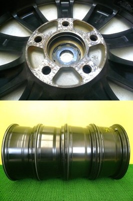 JDM H3188 Used 4-Wheel Set RAYS bell suspension SCUDO 19 x 8J +35 5H 114.3 B (No Tires) - Image 7