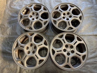 JDM Extremely rare Subaru Blitz wheels 17x7j +55 5-hole PCD100 4-Wheel Set (No Tires)