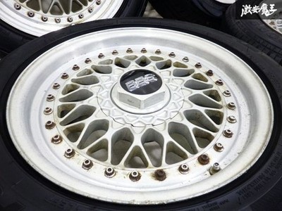 JDM Rare / BBS RS036 3-piece forging wheels 15x7.5J +25 PCD 114.3 4-hol (No Tires) - Image 3