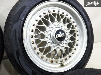 JDM Rare / BBS RS036 3-piece forging wheels 15x7.5J +25 PCD 114.3 4-hol (No Tires) - Image 5