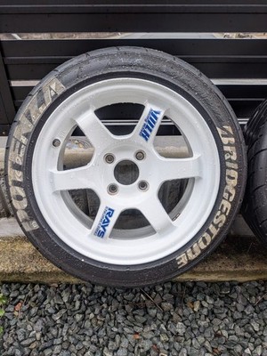 JDM RAYS VOLK RACING TE37 14-inch Wheel and Tire 4-Wheel Set (No Tires) - Image 7