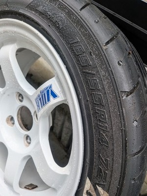 JDM RAYS VOLK RACING TE37 14-inch Wheel and Tire 4-Wheel Set (No Tires) - Image 8