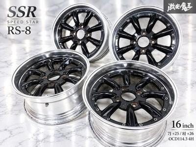 JDM SSR Speed Star RS Watanabe RS-8 16x7J +25 / 8J +26 PCD114.3 4-hol (No Tires)