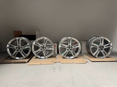 JDM Lamborghini Gallardo original wheels 19-inch 4-Wheel Set silver 5-b (No Tires)