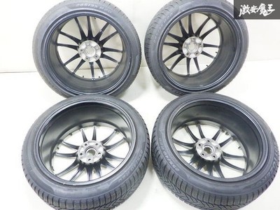 JDM Excellent Condition ENKEI GTC-01 20x9.5J+38 10.5J+18 5-hole PCD114. (No Tires) - Image 8