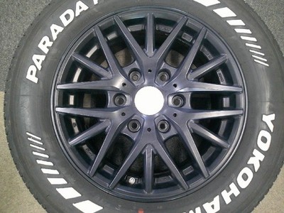 JDM WORK EXTRAP CVM06 16x6.5J +38 PCD139.7 6H Yokohama PARADA PA03 215 (No Tires)