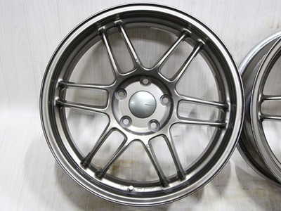 JDM C280 Out of print rare lightweight KYOHO AME TRACER wheels. 17x8J (No Tires) - Image 2