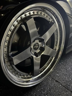 JDM WORK ZISTANCE W5S PCD114 Deep Rim (No Tires) - Image 3