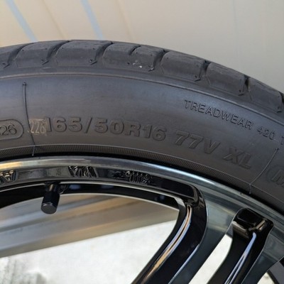 JDM WEDS Wedssports SA-52R 16 165 50 R16 PCD100 4-hole 5J Excellent tr (No Tires) - Image 7