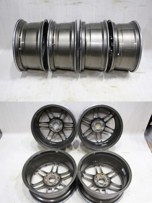 JDM C280 Out of print rare lightweight KYOHO AME TRACER wheels. 17x8J (No Tires) - Image 10