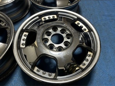 JDM Rare SSR Speed Star Vienna D 1414X5J +45 PCD100/110/4H Used 4-Bo (No Tires) - Image 3