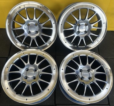 JDM 17-inch aluminum wheels 4-hole PCD 100 ET +52 17x7J 65mm hub ultra (No Tires)