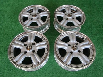 JDM Rare SSR 265 Cappuccino 4-Wheel Set 15x5.5J+44 pcd114.3 No scratches Wag (No Tires)