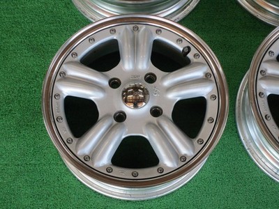 JDM Rare SSR 265 Cappuccino 4-Wheel Set 15x5.5J+44 pcd114.3 No scratches Wag (No Tires) - Image 2