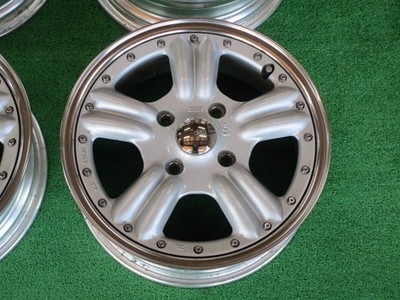 JDM Rare SSR 265 Cappuccino 4-Wheel Set 15x5.5J+44 pcd114.3 No scratches Wag (No Tires) - Image 3