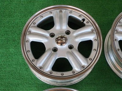 JDM Rare SSR 265 Cappuccino 4-Wheel Set 15x5.5J+44 pcd114.3 No scratches Wag (No Tires) - Image 5