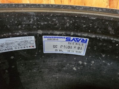 JDM Rare RAYS VR G2 10.5J +35 RAYS forging wheels RAYS vrg2 10.5J +35 (No Tires) - Image 8