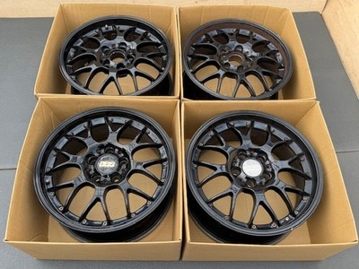 JDM Rare BBS RS-GT 4wheels no tire 17x7.5+38 5x108 2pcs caps