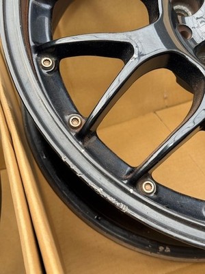 JDM Rare BBS RS-GT 4wheels no tire 17x7.5+38 5x108 2pcs caps - Image 7
