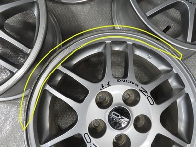 JDM 4-Wheel Set Mitsubishi Lancer Evolution OZ RACING F-1 7.5J +38 PCD114.3 (No Tires) - Image 3