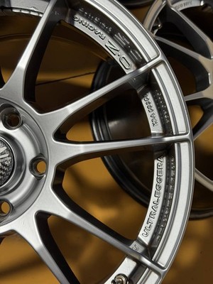 JDM Used Wheel 4-Wheel Set : OZ Racing Ultraleggera 17-inch Lightweight (No Tires) - Image 7
