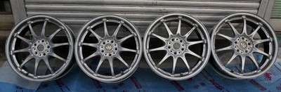 JDM RAYSforginglightweightCE28177.5J+50100/5-hole4-Wheel Set Used br RAYS (No Tires)