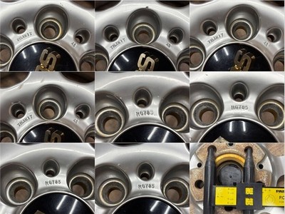 JDM BBS RG-R RG785 4-Wheel Set 17x7.5J +48 PCD112 5H Wheel only 80816H br BBS (No Tires) - Image 7
