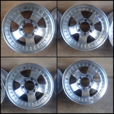 JDM WEDS Mudrock? 157JJ -14 PCD139.7 6H RTK5B Hiace Caravan Aluminum W (No Tires) - Image 2