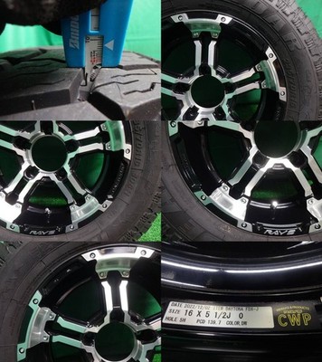 JDM RAYS DAYTONA FDX-J Rays daytona 16x5.5J ±0 5H PCD139.7 Radar A/T5 2 (No Tires) - Image 4