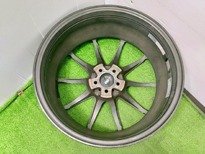 JDM RAYS 18x7.5J +48 5-hole 100 Used Aluminum Wheel 4-Wheel Set Miyagi Pref (No Tires) - Image 9