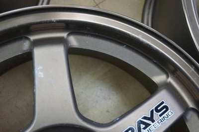 JDM Rare Lightweight Used16Rays Volksing TE37C 7J+33 5H100 4-Wheel Set o (No Tires) - Image 6