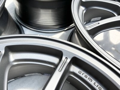 JDM Rare lightweight RAYS GRAM LIGHTS 57G 17 7.5J 50 PCD 114.3 5-hole (No Tires) - Image 7