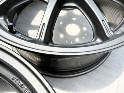 JDM Rare lightweight RAYS GRAM LIGHTS 57G 17 7.5J 50 PCD 114.3 5-hole (No Tires) - Image 8